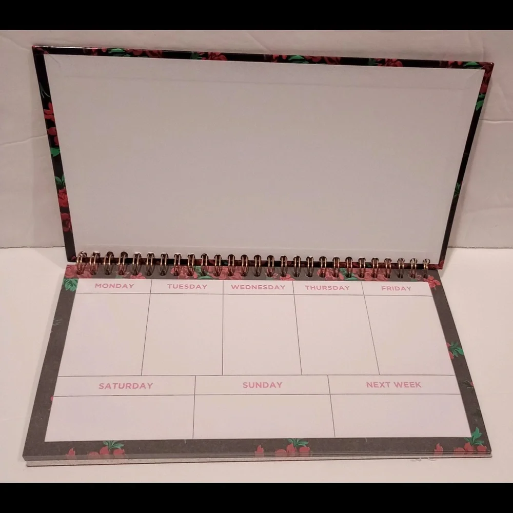 2025 Good Vibes Only Spiral Bound WEEKLY Undated Planner  NWT